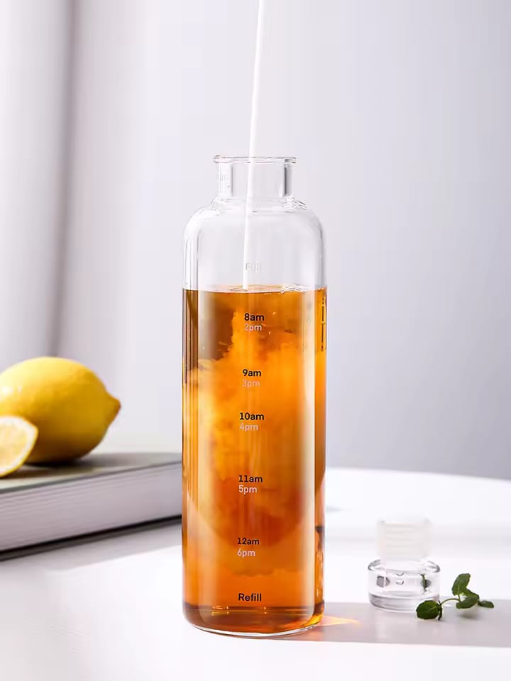 Glass Water Bottle