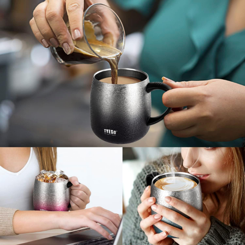 TYESO Coffee Mug – Insulated Stainless Steel Travel Cup