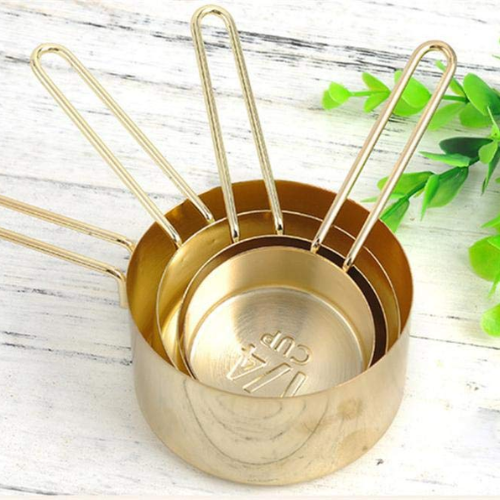 Golden Stainless Steel Measuring cups