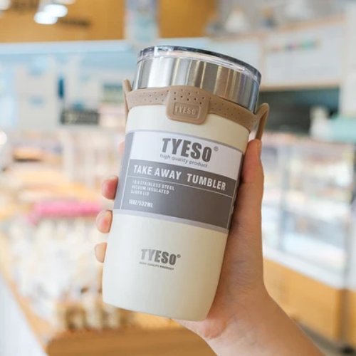 TYESO Stainless Steel Tumbler – Insulated Travel Mug