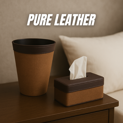 Pure Leather Tissues Box