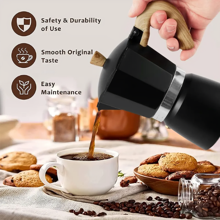 Premium Moka Pot – Classic Espresso Coffee Maker