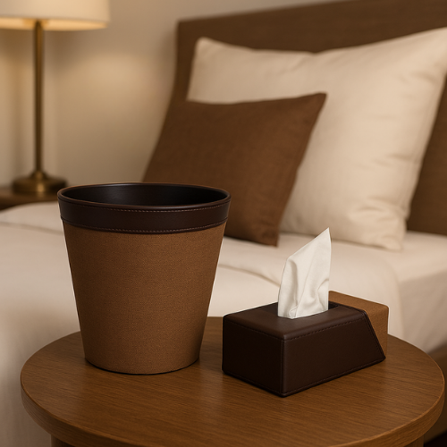 Pure Leather Tissues Box
