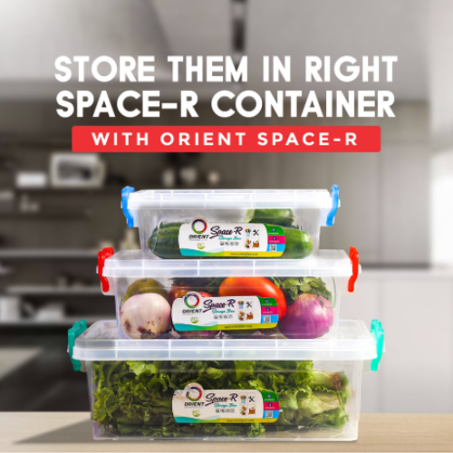 Space R 3 Piece Container Set – Airtight, Stackable Kitchen Storage
