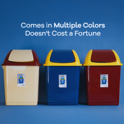 Trash Bin – Modern, Durable Waste Container with Lid
