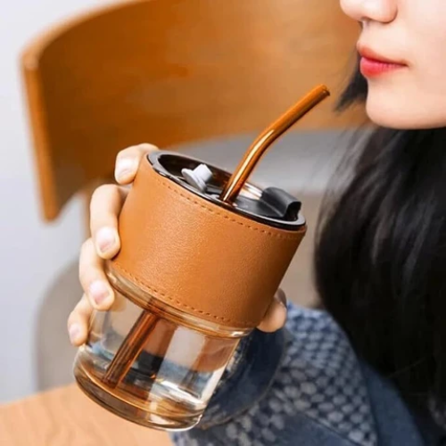Premium Mini Tumbler with Straw
