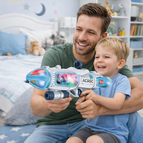 Space Exploration Musical Gun With Light And Spray Function