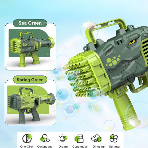 40 Holes Kids Bubble Gun Toy Machine