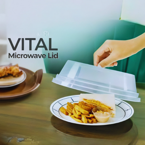 Microwave Lid – Anti-Splatter Food Cover for Safe & Clean Heating