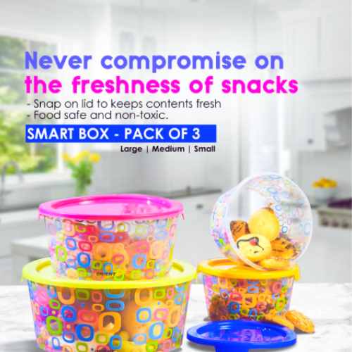 Smart Box – Round Style Airtight Food Container