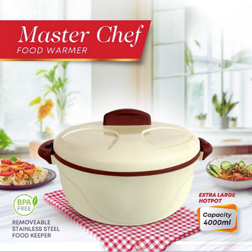 Master Chef Food Warmer – Premium Insulated Hotpot for Daily & Party Use