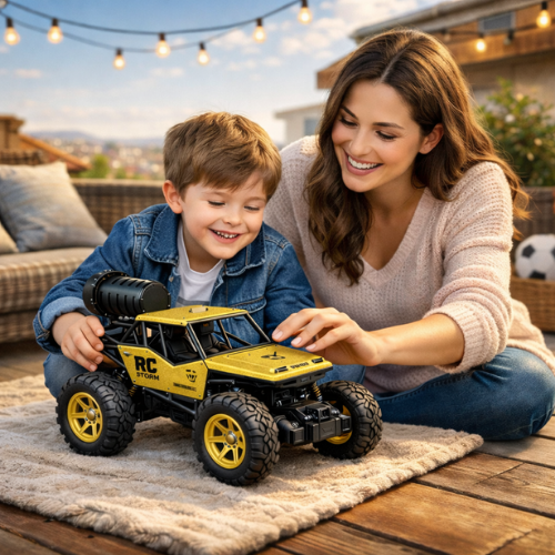 Rock Crawler Remote Control Car – Metal 4x4 Off-Road RC Car