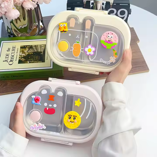 Metal inner rabbit lunch box