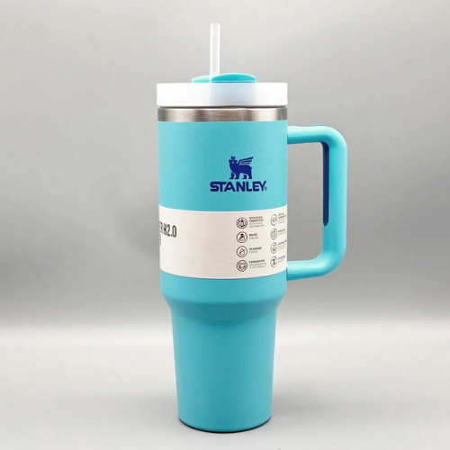 Stainless Steel Tumbler with Straw