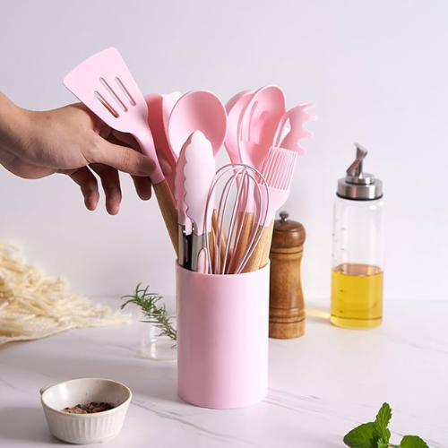 5-Piece Silicone Baking Utensil Set – Durable & Heat-Resistant