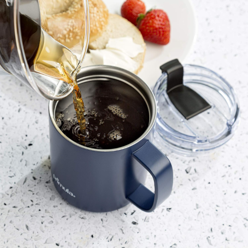 Coffee & Tea Mug with Cap – Insulated Travel Cup