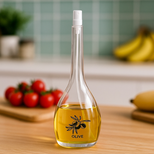 Oil Spray Bottle – Reusable Cooking Oil Mister for Kitchen