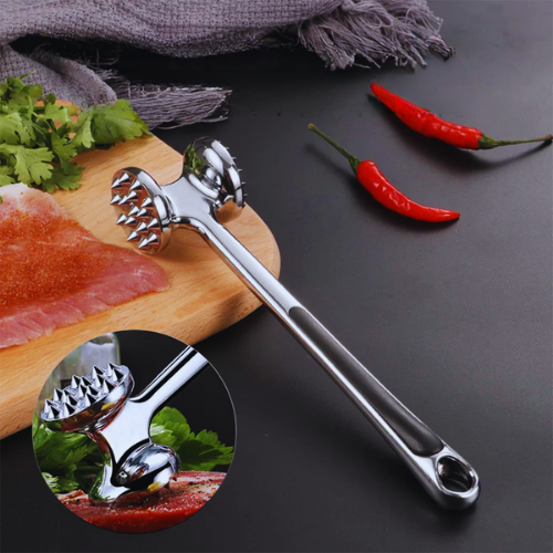 Premium Meat Tenderizer Hammer – Effortless Juicy Meat