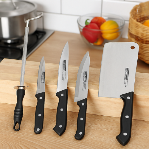 5-Piece Knife Set – Durable Kitchen Cutting Blades