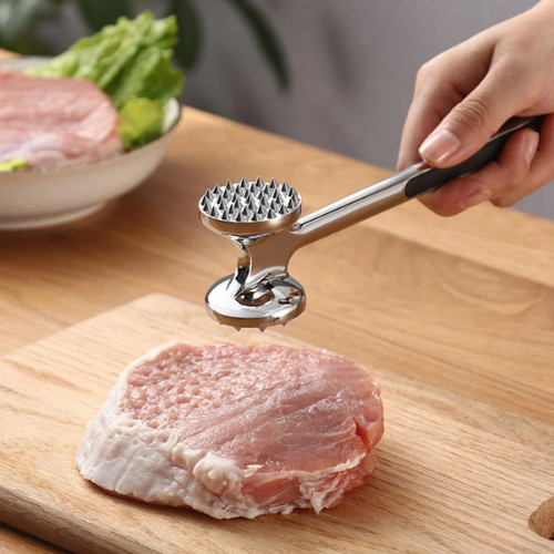 Premium Meat Tenderizer Hammer – Effortless Juicy Meat