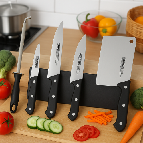 5-Piece Knife Set – Durable Kitchen Cutting Blades