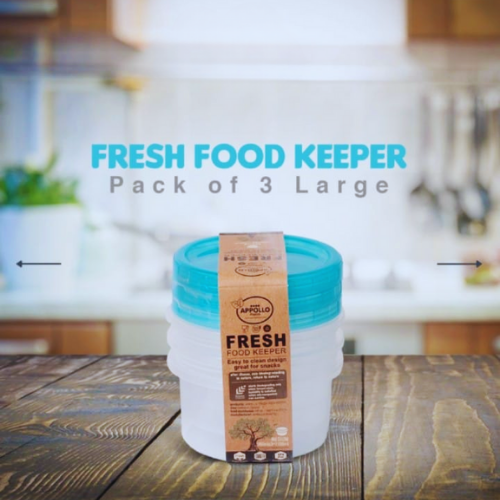 Fresh Storage Box – 3 Piece Airtight Food Container Set