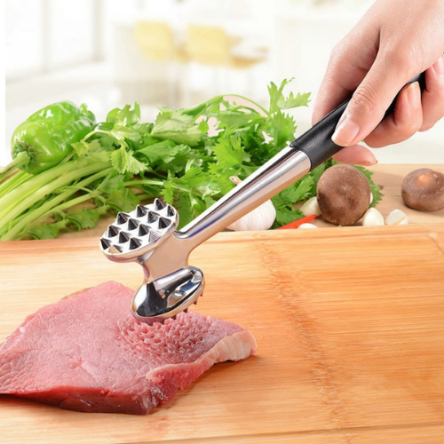 Premium Meat Tenderizer Hammer – Effortless Juicy Meat