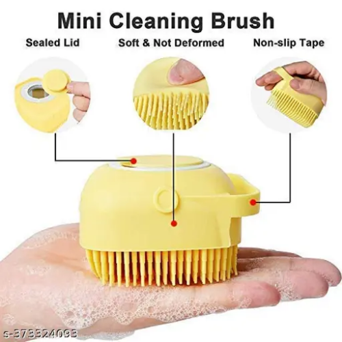 Soft Silicone Cleaning Brush – Gentle & Durable Washing Tool