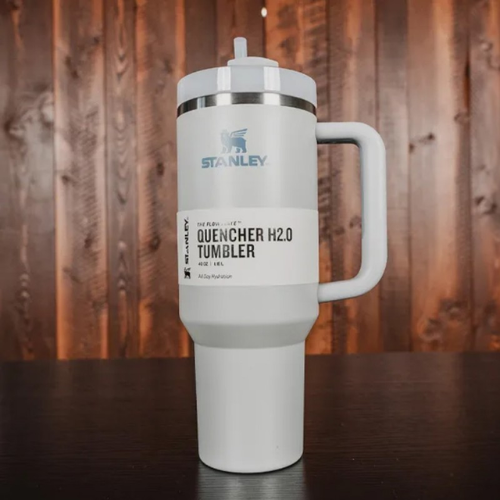 Stainless Steel Tumbler with Straw
