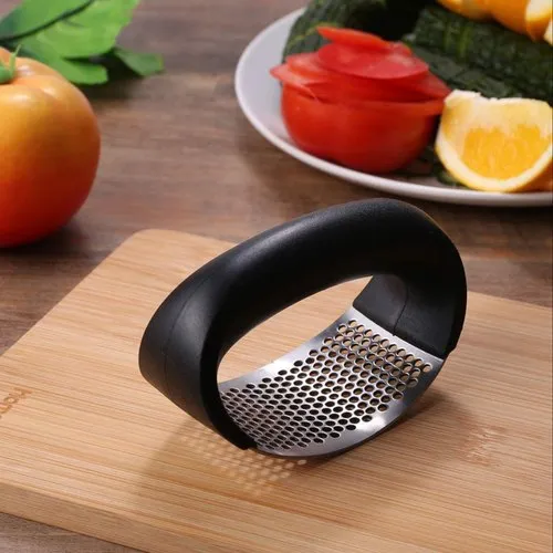 Premium Stainless Steel Garlic Press – Effortless, Durable & Easy to Clean