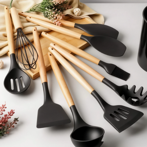 Premium Silicone Kitchen Utensils Set