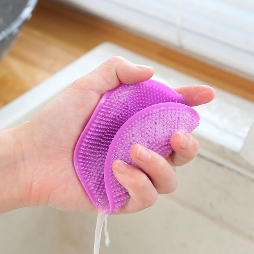 Silicone Bath Brush – Gentle & Durable Body Scrubber