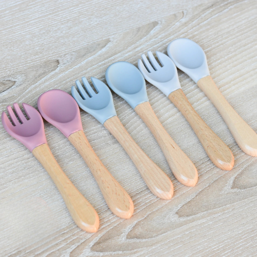 2-Piece Premium Silicone Kitchen Spoons