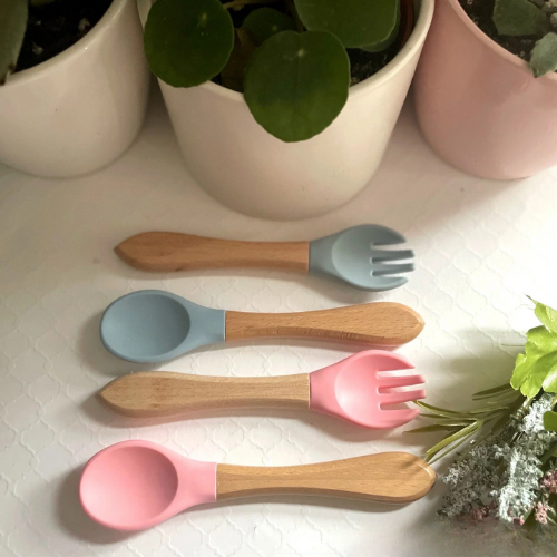 2-Piece Premium Silicone Kitchen Spoons