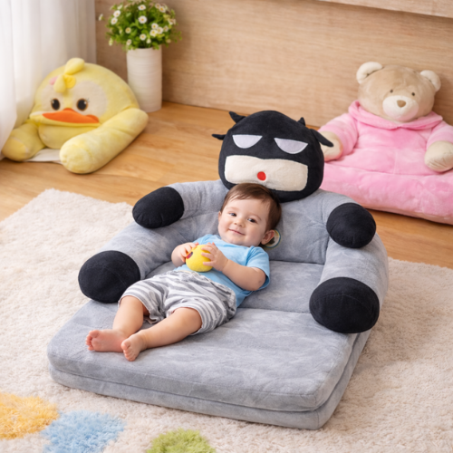 Kids Sofa Bed – Batman Three-Layer Folding Armchair for Children