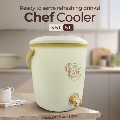 Chef 5L Water Cooler – Portable Cold Water Cooler