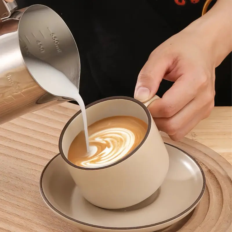 Stainless steel coffee cup