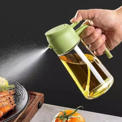 2-in-1 Glass Oil Spray and Dispenser Bottle
