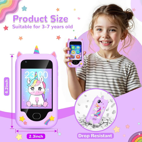 Kids Smart Phone Toy with Camera | Touch Screen