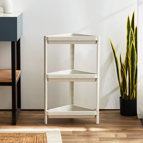 Corner Rack – Space-Saving Multi-Tier Organizer for Kitchen & Bathroom