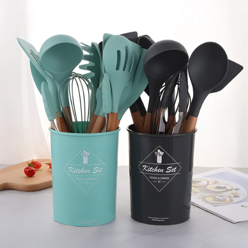 Premium Silicone Kitchen Utensils Set