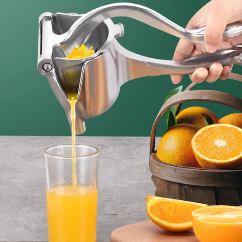 Manual Fruit Press Juicer – Heavy-Duty Aluminum & Stainless Steel