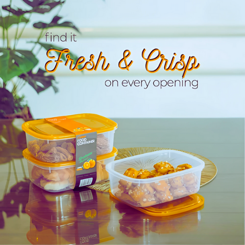 Crisper Food Container – Airtight Freshness Keeper for Fruits, Veggies & Leftovers
