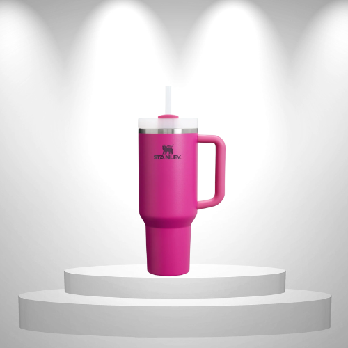 Stainless Steel Tumbler with Straw