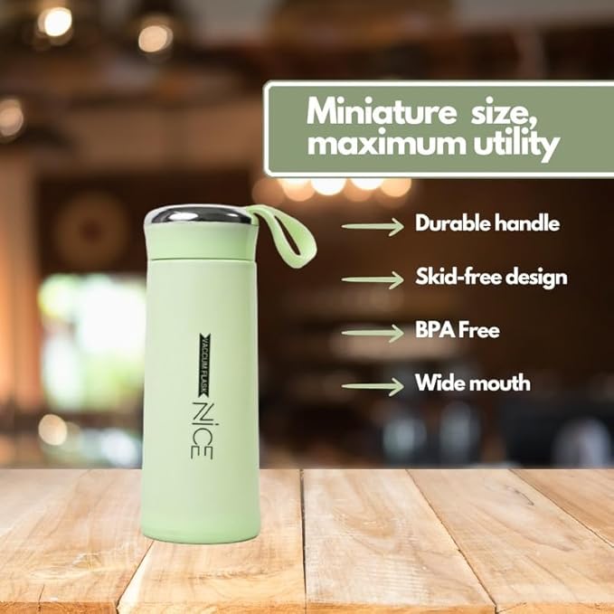 portable, miniature-sized water bottle