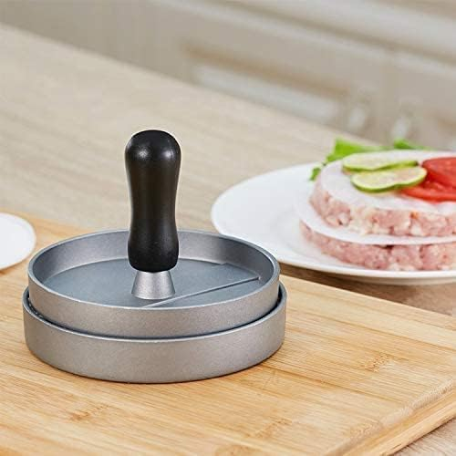 Non-Stick Aluminum Burger Press – Easy Patty Maker