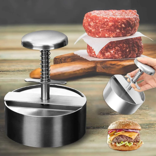 Stainless Steel Burger Press – Hamburger Patty Maker