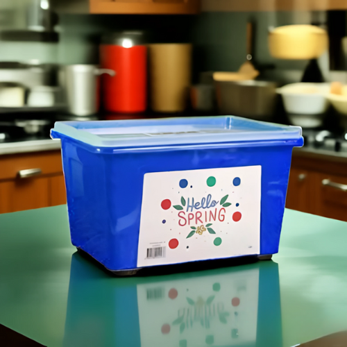 Hello Spring Storage Box – Decorative & Durable Organizer for Seasonal Storage