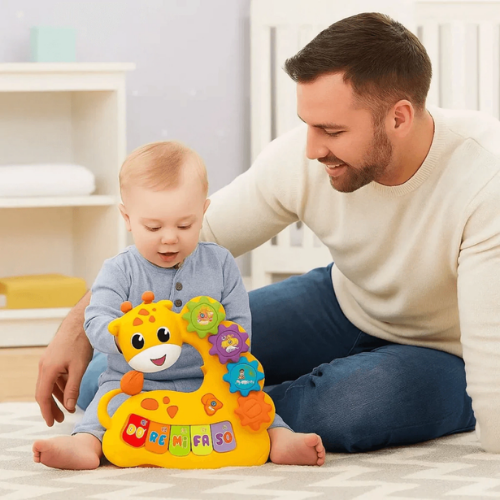 Kids Cute Giraffe Style Musical Piano Fun & Educational Sound Toy