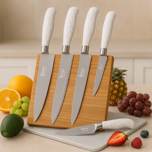 4-Piece Kitchen Knife Set – Sharp & Durable Cutting Blades